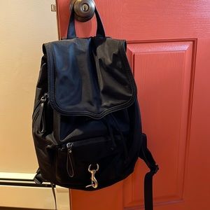 Nylon Medium Zip Backpack